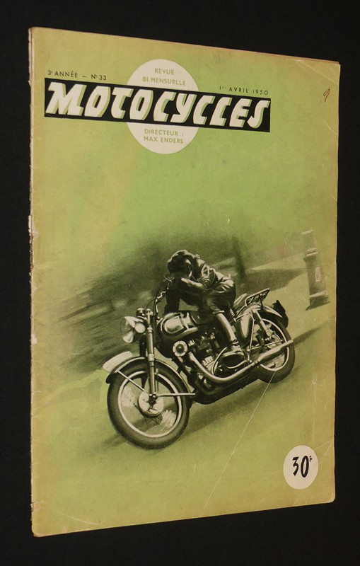 Motocycles n°33, 1er avril 1950 (3e année)