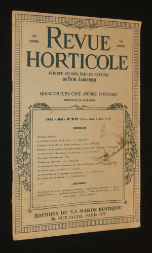 Revue horticole, 118e année, n°2129, mai 1946