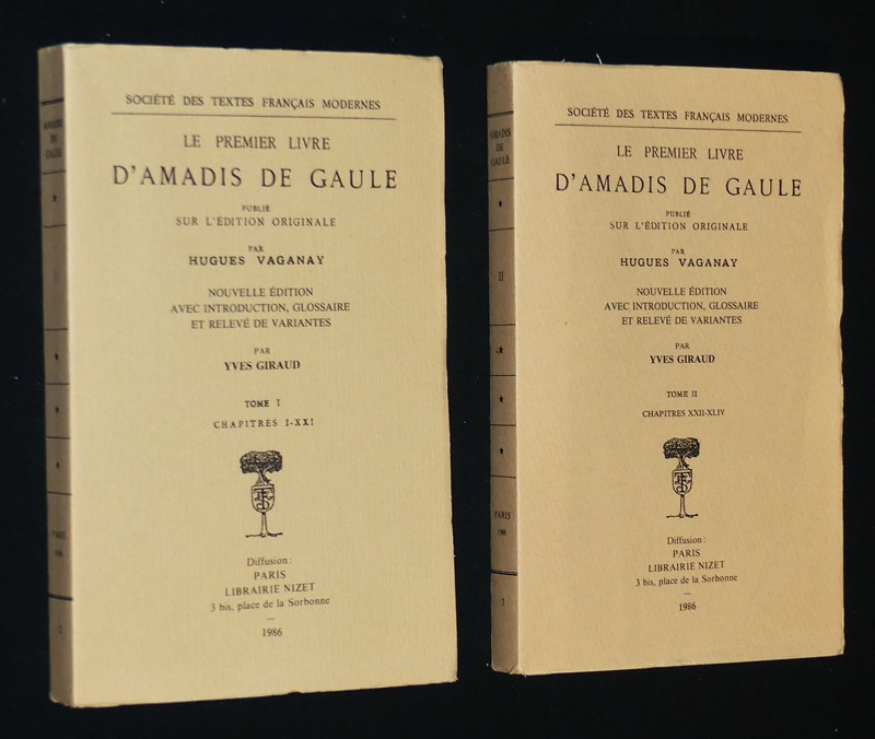 Le premier livre d'Amadis de Gaule (2 volumes)
