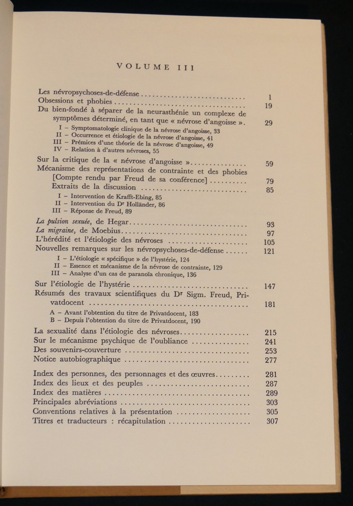 Oeuvres complètes : Psychanalyse. Tome III, 1894-1899 : Textes psychanalytiques divers