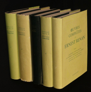 Oeuvres complètes d'Ernest Renan (5 volumes)