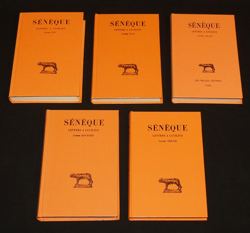 Lettres à Lucilius, Livres I-XX (5 volumes)
