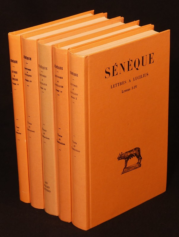Lettres à Lucilius, Livres I-XX (5 volumes)