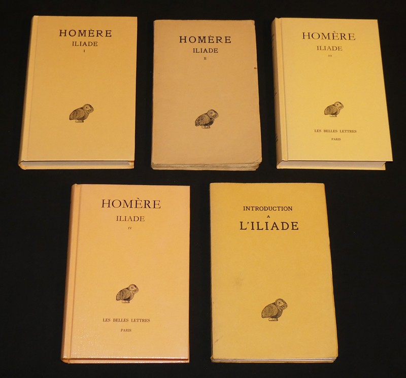 L'Iliade, avec Introduction à L'Iliade (5 volumes)