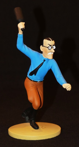 Figurine Tintin : 'Bobby Smile' de l'album Tintin en Amérique