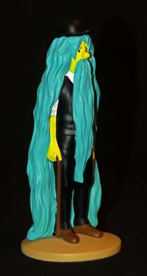 Figurine Tintin : 'Dupont, un cas extraordinaire' de l'album Tintin au pays de l'or noir