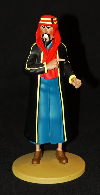 Figurine Tintin : 'Le Cheikh Bab El Ehr, l'insurgé' de l'album Tintin au pays de l'or noir