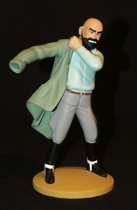 Figurine Tintin : 'Müller réapparait' de l'album Tintin au pays de l'or noir