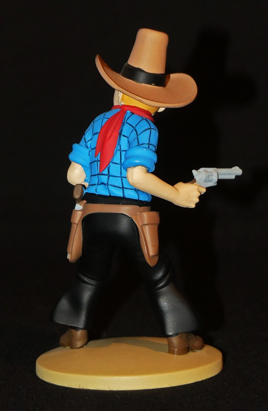 Figurine Tintin : 'Tintin en cow-boy' de l'album Tintin en Amérique