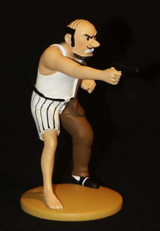 Figurine Tintin : 'Alonzo Perez, le cerveau' de l'album L'Oreille cassée