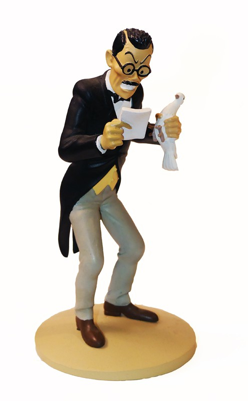 Figurine Tintin : 'Mitsuhirato à la colombe' de l'album Le Lotus Bleu