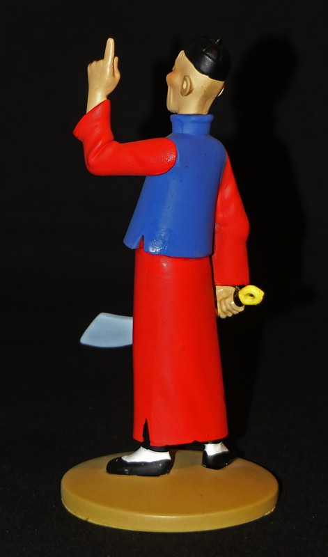 Figurine Tintin : 'Didi est fou' de l'album Le Lotus Bleu