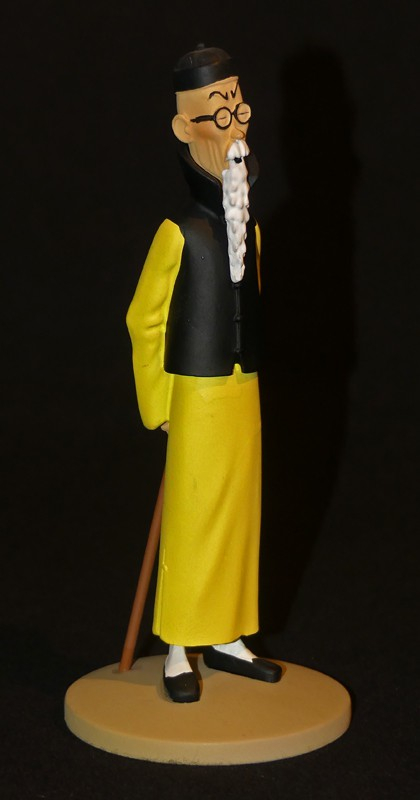 Figurine Tintin : 'Wang Jen Ghie se présente' de l'album Le Lotus Bleu