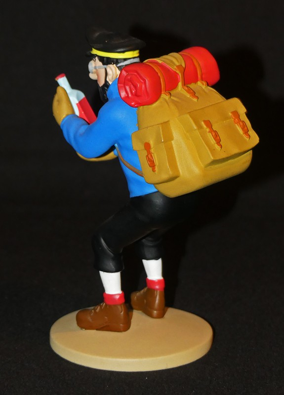 Figurine Tintin : 'Haddock alpiniste et la bouteille vide' de l'album Tintin au Tibet