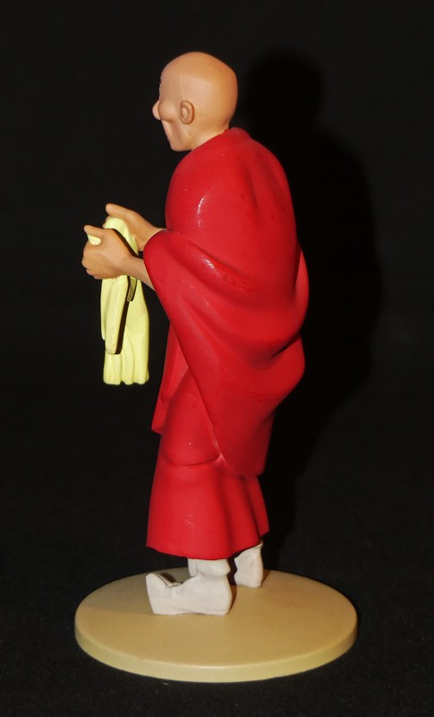 Figurine Tintin : 'Foudre Bénie moine tibétain' de l'album Tintin au Tibet