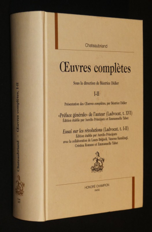 Oeuvres complètes de Chateaubriand, I-II