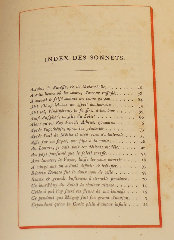 Le Livre des sonnets