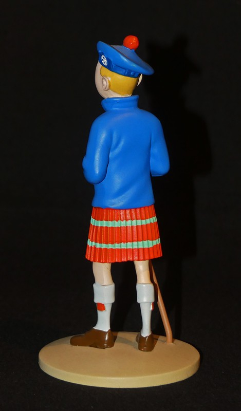 Figurine Tintin : 'Tintin en kilt' de l'album L'île Noire