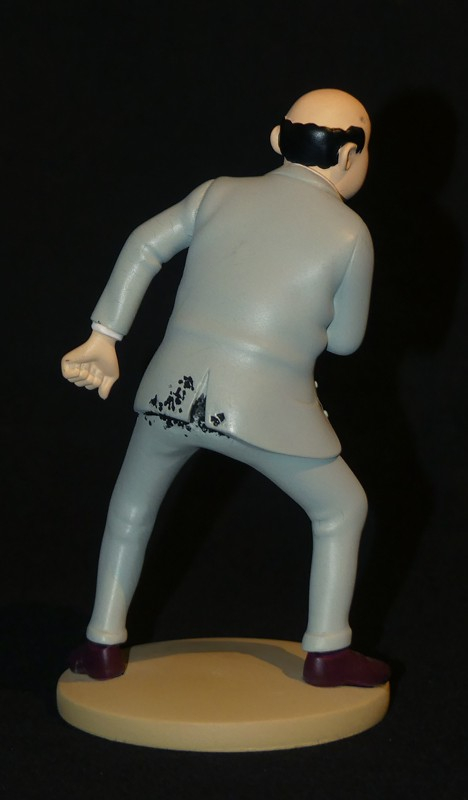Figurine Tintin : 'Le Docteur Müller incendiaire' de l'album L'île Noire