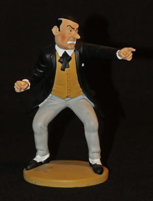 Figurine Tintin : 'Maxime Loiseau, le meneur' de l'album Le Secret de la Licorne