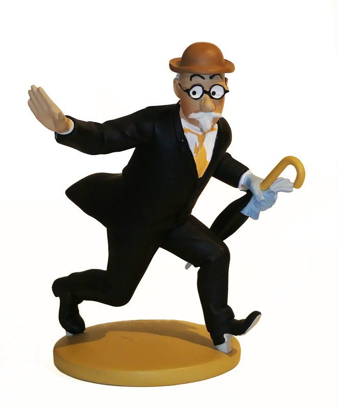 Figurine Tintin : 'Aristide Filoselle, le voleur de portefeuilles' de l'album Le Secret de la Licorne