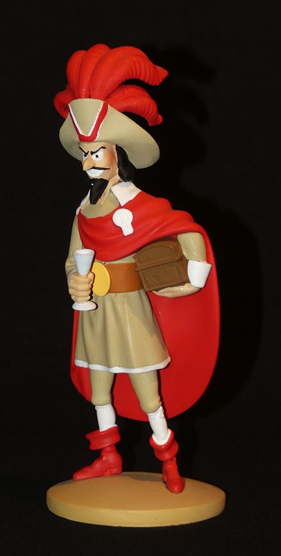 Figurine Tintin : 'Rackham le Rouge triomphant' de l'album Le Secret de la Licorne