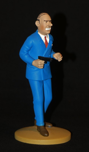 Figurine Tintin : 'G. Loiseau l'exécutant' de l'album Le Secret de la Licorne