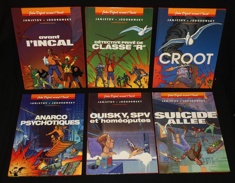 Une aventure de John Difool, complet des 12 volumes.