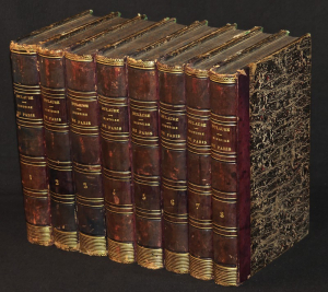 Histoire civile, physique et morale de Paris (série complète en 8 volumes)