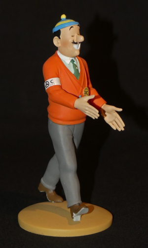 Figurine Tintin : 'Séraphin Lampion, le retour' de l'album Coke en stock