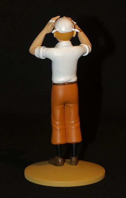 Figurine Tintin : 'Tintin scrute le désert' de l'album Le Crabe aux pinces d'or