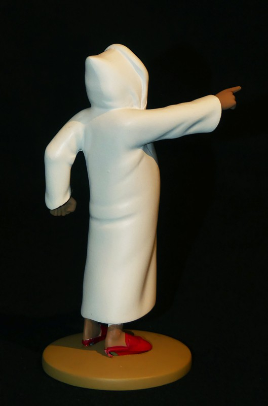 Figurine Tintin : 'Omar Ben Salaad, négociant et trafiquant' de l'album Le Crabe aux pinces d'or