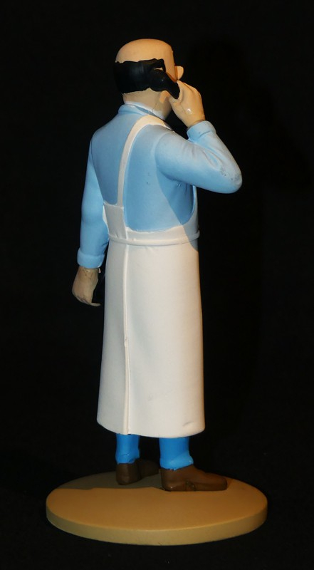 Figurine Tintin : 'Monsieur Sanzot' de l'album Les Bijoux de la Castafiore
