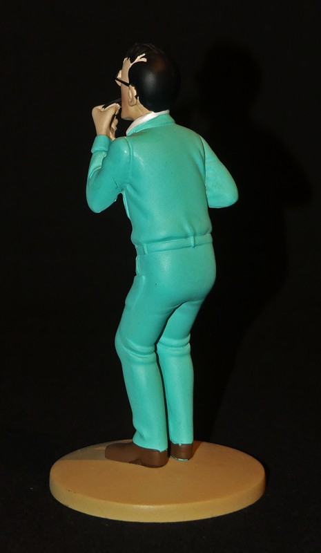Figurine Tintin : 'Baxter le directeur de la base' de l'album Objectif Lune