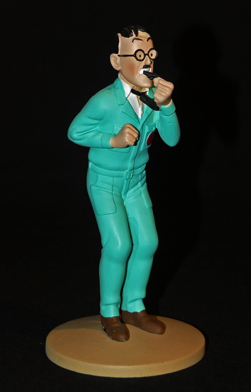 Figurine Tintin : 'Baxter le directeur de la base' de l'album Objectif Lune