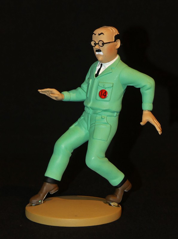 Figurine Tintin : 'Frank Wolff, l'ingénieur félon' de l'album Objectif Lune