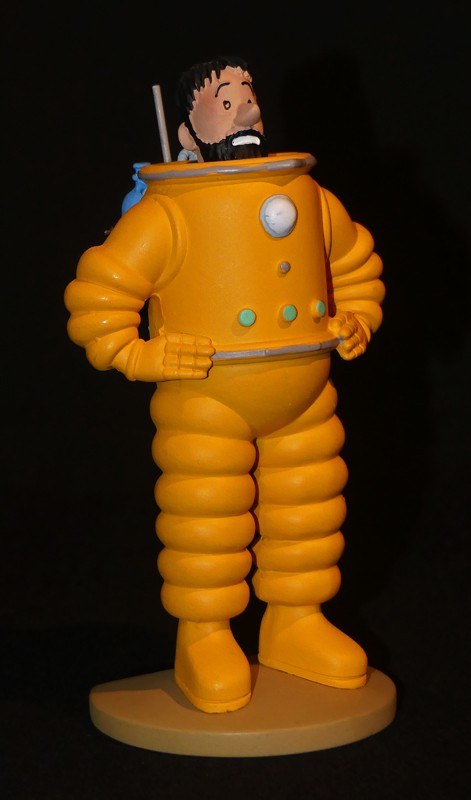 Figurine Tintin : 'Haddock en scaphandre lunaire' de l'album Objectif Lune