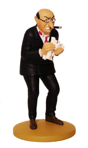 Figurine Tintin : 'Bohlwinkel, le financier véreux' de l'album L'Etoile mystérieuse