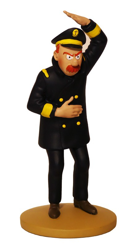 Figurine Tintin : 'Le Capitaine Chester, un vieil ami d'Haddock' de l'album L'Etoile mystérieuse