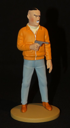Figurine Tintin : 'Le Colonel Jorgen, alias Boris' de l'album On a marché sur la Lune