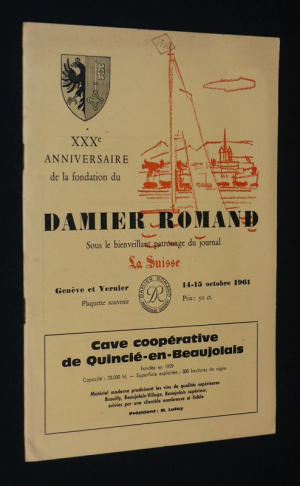 XXXe anniversaire de la fondation du Damier Romand
