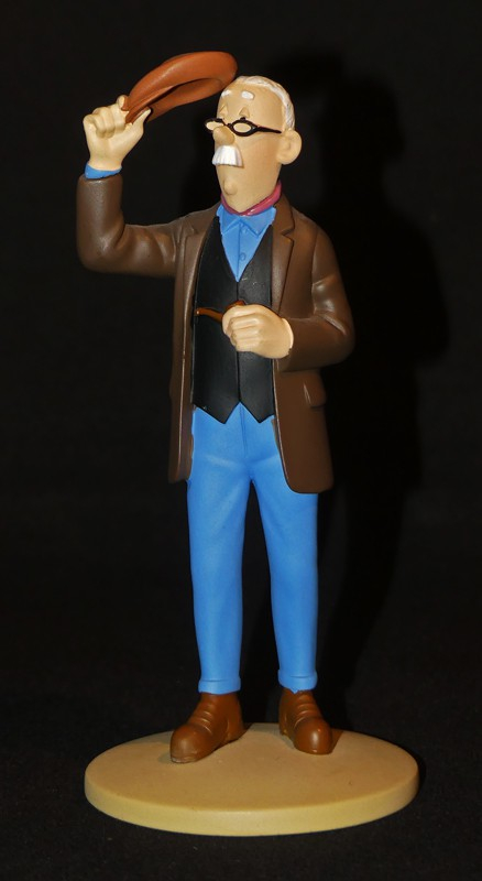 Figurine Tintin : 'Monsieur Boullu, le marbrier' de l'album Les Bijoux de la Castafiore