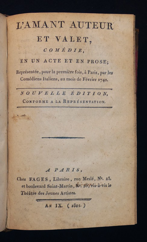 L'autre Tartuffe ou la Mère coupable, drame intrigué, en cinq actes (et six autres pièces diverses)