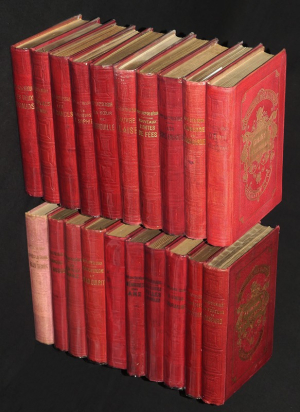 Oeuvres de la Comtesse de Ségur (20 volumes, série complète dans le cartonnage de la Bibliothèque Rose)