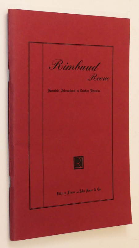 Rimbaud Revue (IIIe année - n°4, avril 1995)
