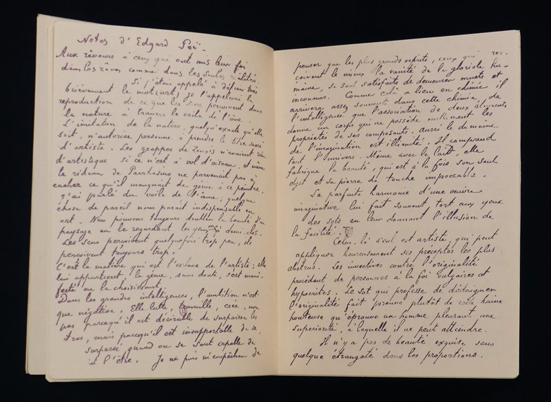 A ma fille Aline , ce cahier est dédié