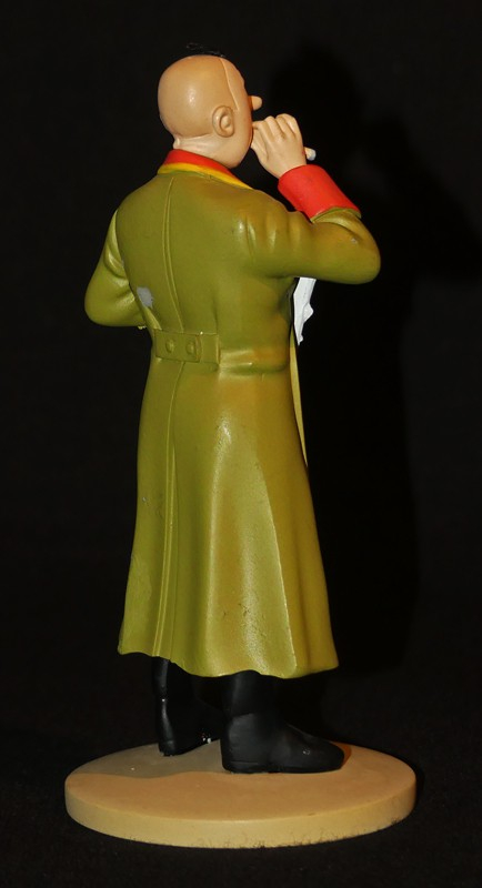 Figurine Tintin : 'Le Colonel Sponsz contrarié' de l'album L'Affaire Tournesol
