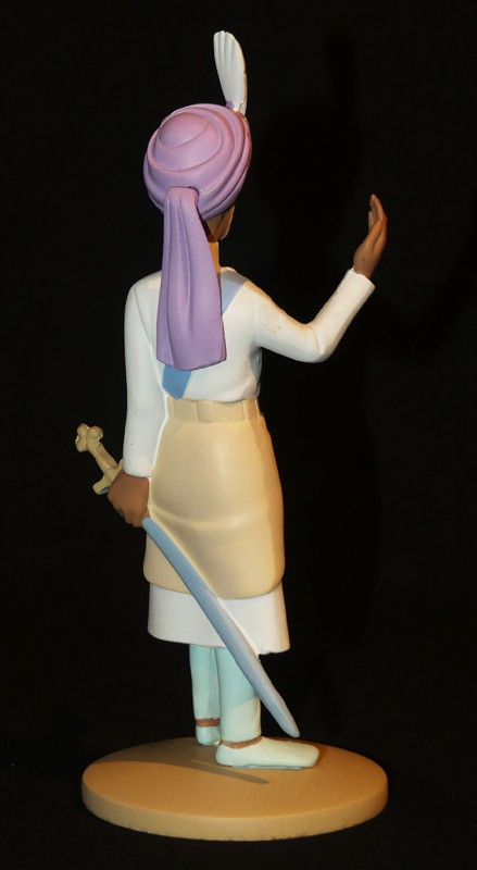 Figurine Tintin : 'Le Maharadjah de Rawhajpoutalah' de l'album Les Cigares du pharaon