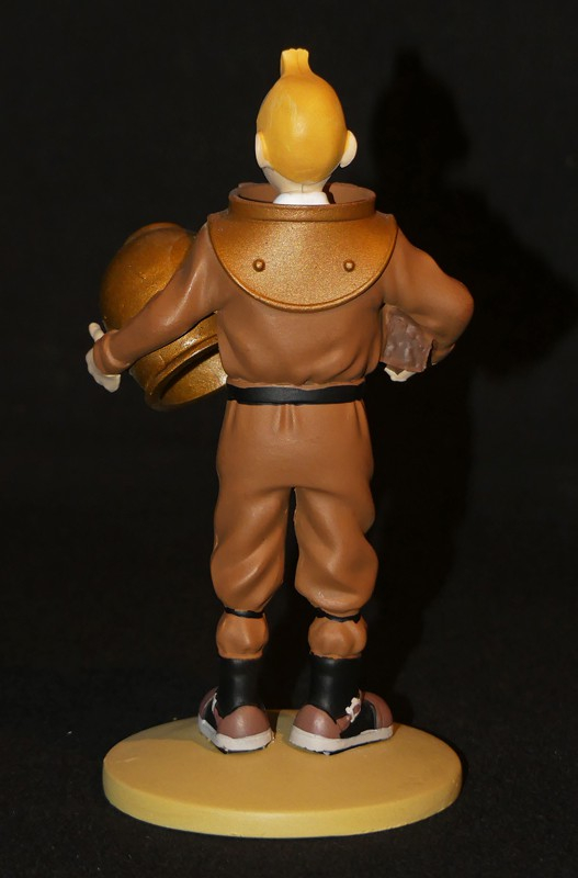 Figurine Tintin : 'Tintin en scaphandre marin' de l'album Le Trésor de Rackham Le Rouge