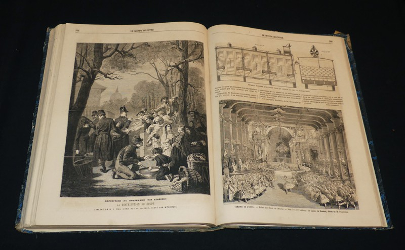 Le Monde illustré, année 1861 (2 volumes)
